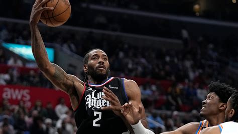 Leonard scores 32, Clippers beat Thunder without George